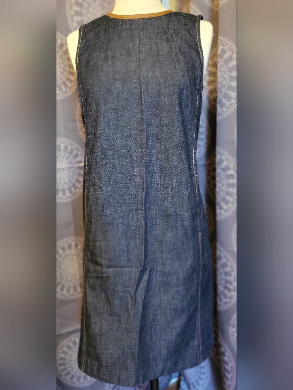 Lauren Ralph Lauren Denim Jumper Sheath Dress 2 NWT